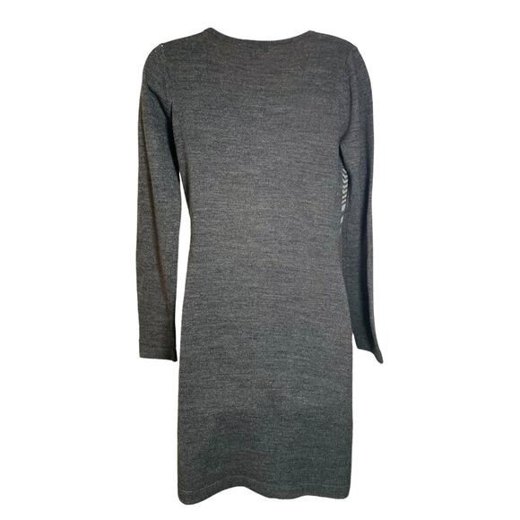 Shades of Gray Sweater Dress, Stretchy, shapely, long sleeves, Ladies Small - Picture 3 of 5